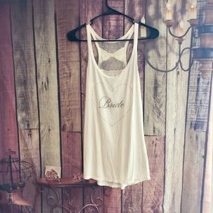 Victoria’s secret bride tank top large